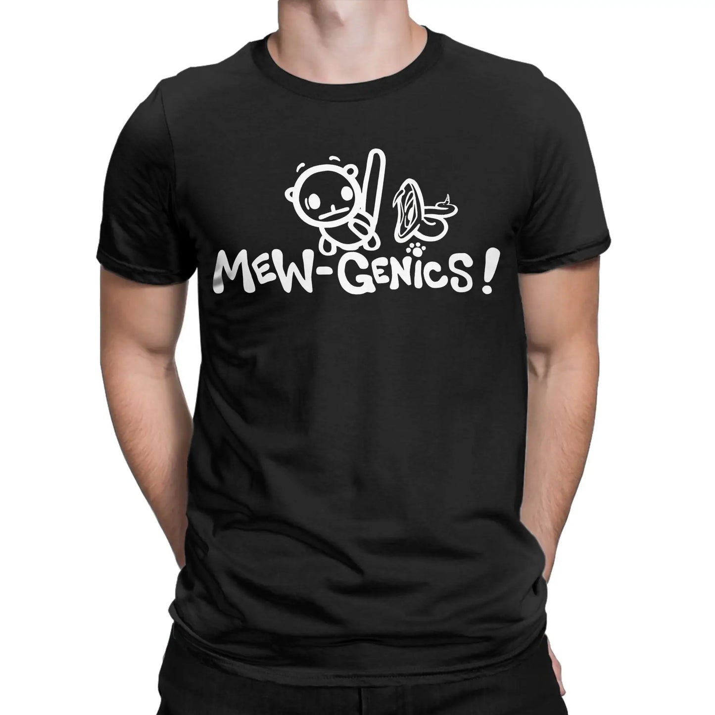 Mewgenics Snake Cat Black T-Shirt