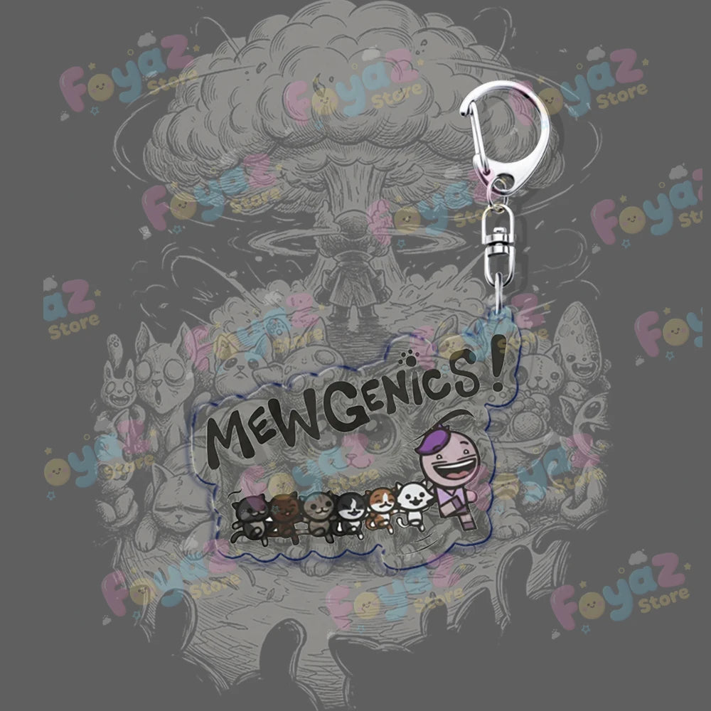 Mewgenics Tink & Kittens Keychain