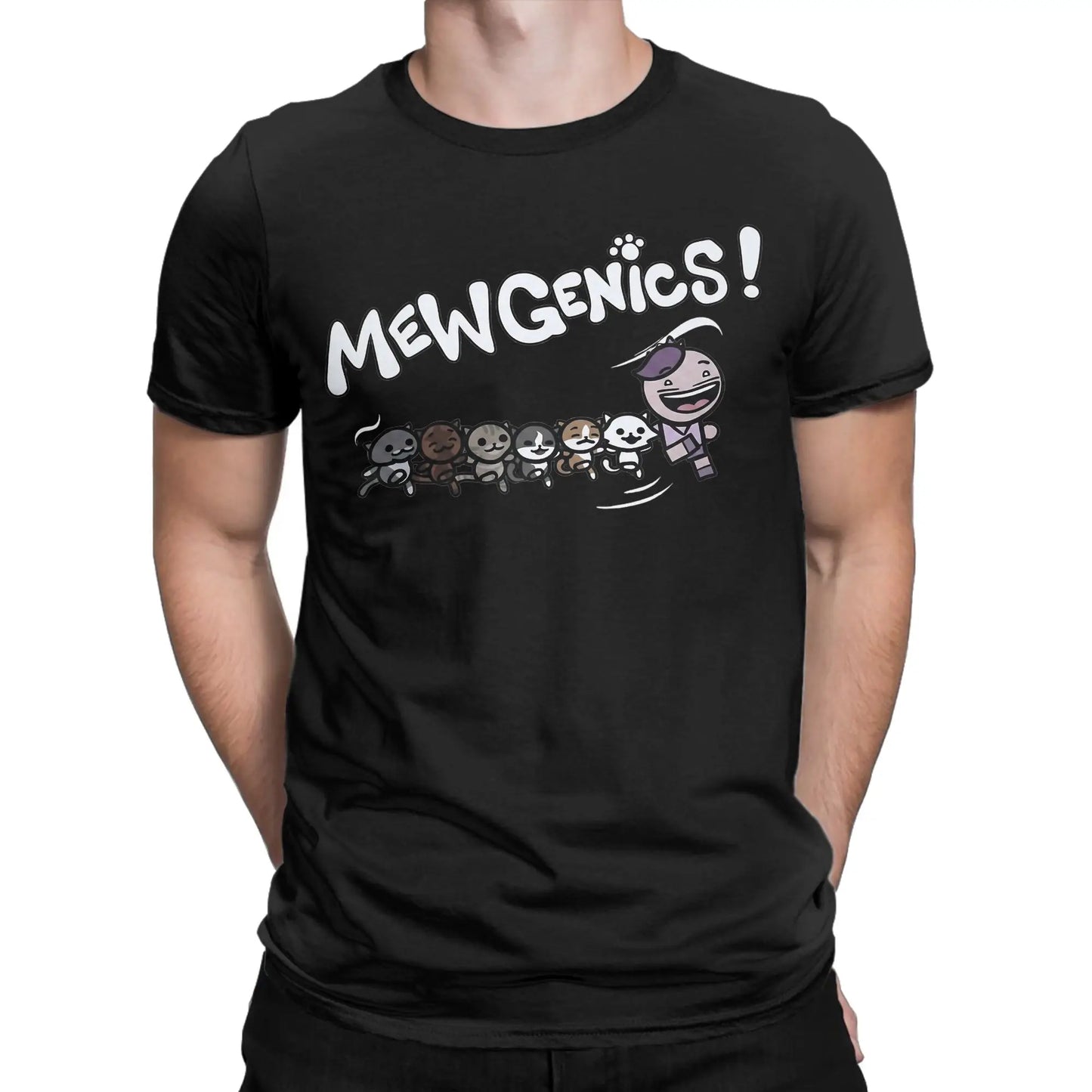 Mewgenics Tink & Kittens Black T-Shirt