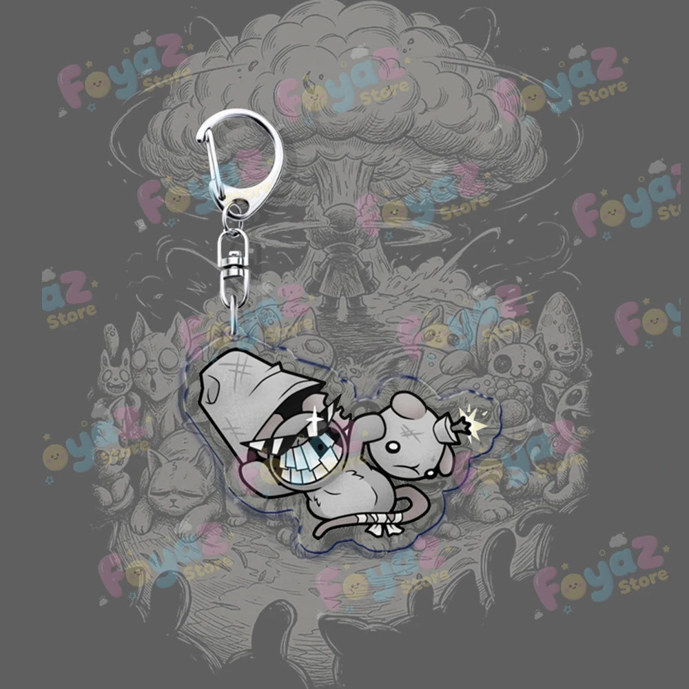 Mewgenics Radical Rat Keychain
