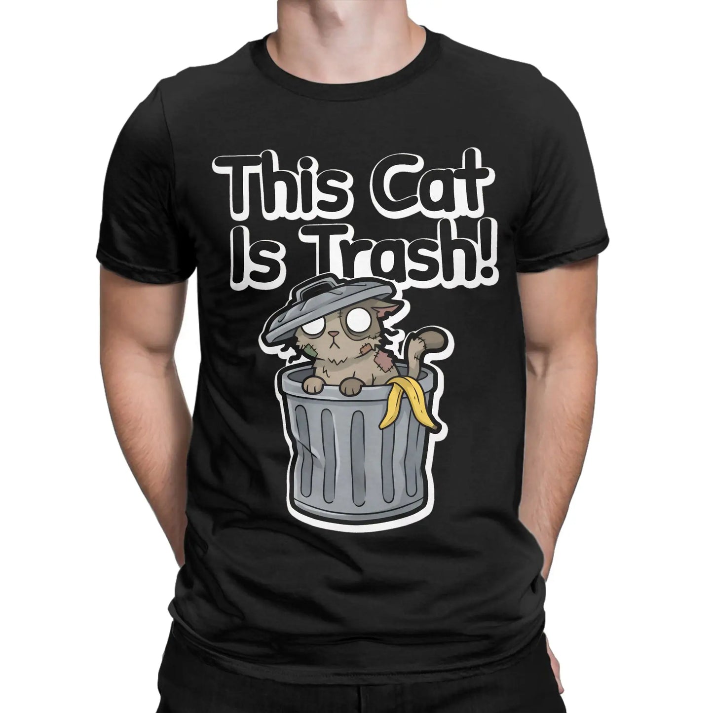 Mewgenics This Cat is Tr*sh Black T-Shirt