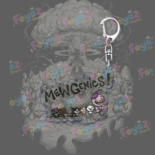 Mewgenics Tink & Kittens Keychain