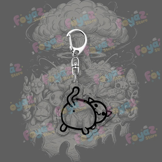 Mewgenics Cat*ss Keychain