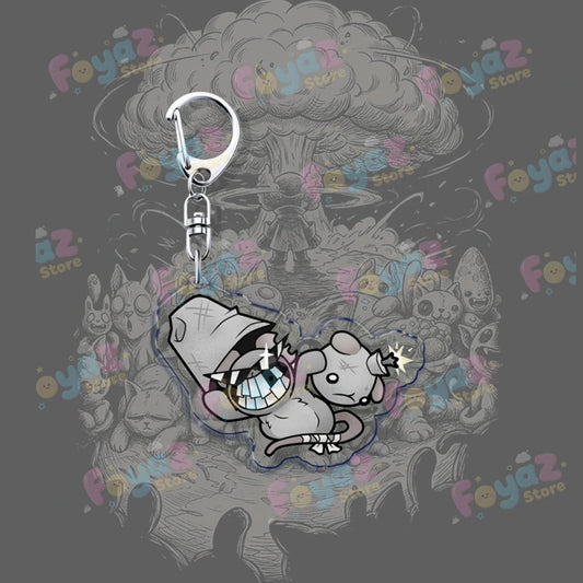 Mewgenics Radical Rat Keychain