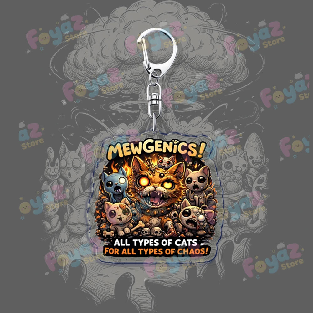 Mewgenics All Cats Keychain